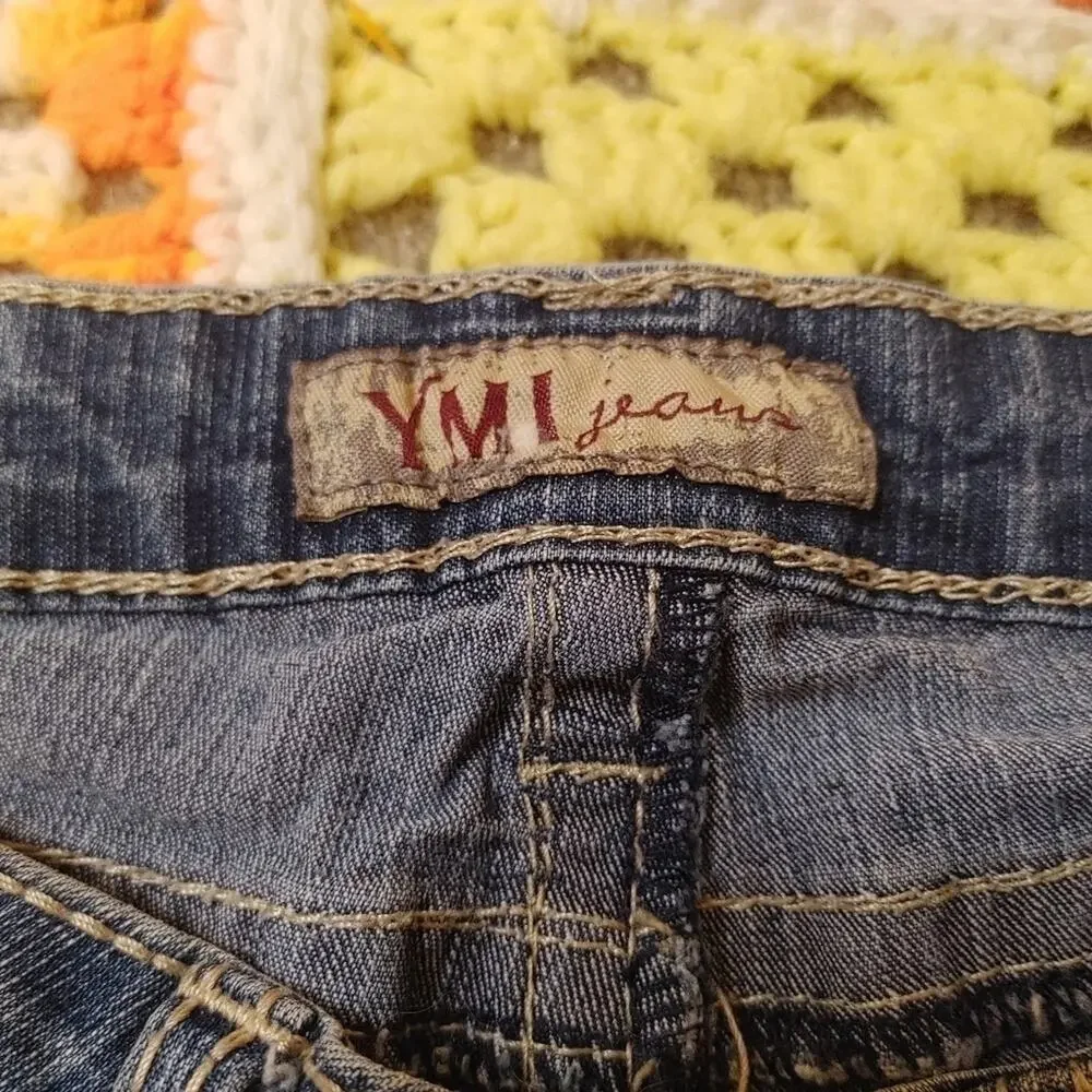 YMI Jeans Size 0 Capri Jean Blue Summer Time Casual - Picture 7 of 9